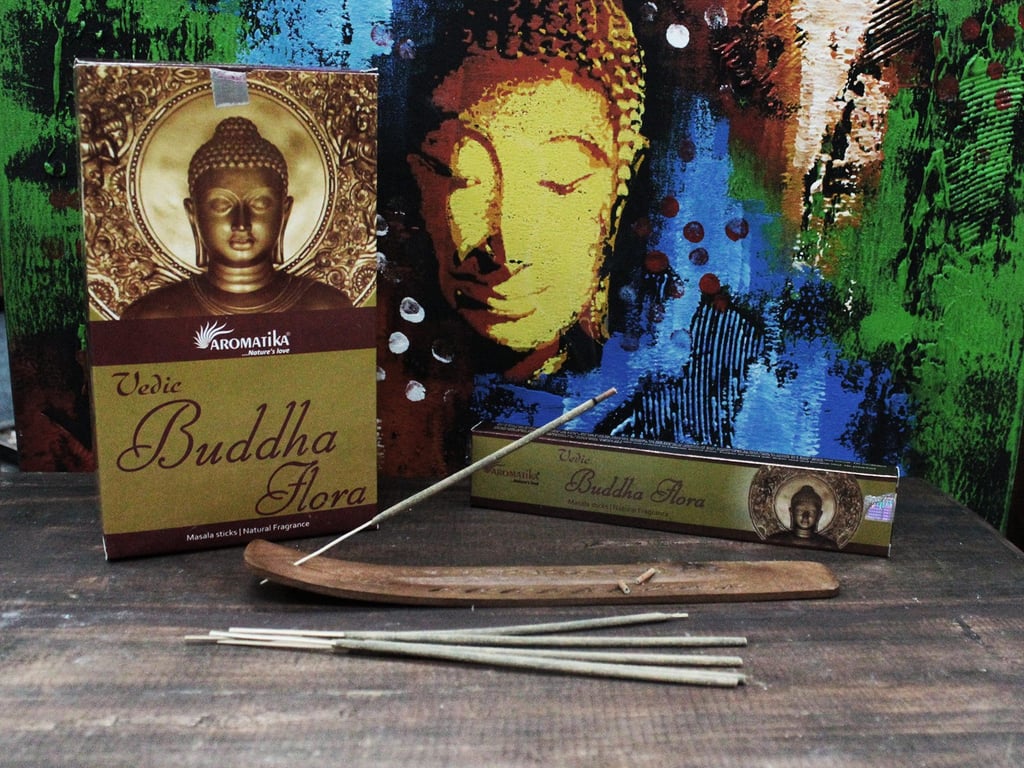 Vedic Buddha Flora Incense Sticks - Spiritual Relaxation Aids for Home and Yoga Practice