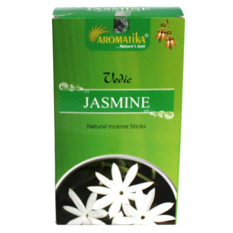Vedic Jasmine Incense Sticks - Natural Spiritual Aromatherapy for Home