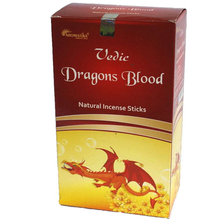 Vedic Dragons Blood Incense Sticks - Sacred Home Fragrance & Spiritual Indian Aroma