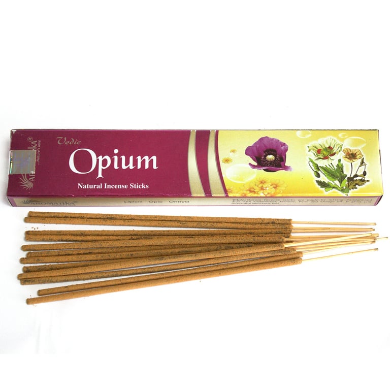 Vedic Opium Incense Sticks for Meditation and Home Aromatherapy