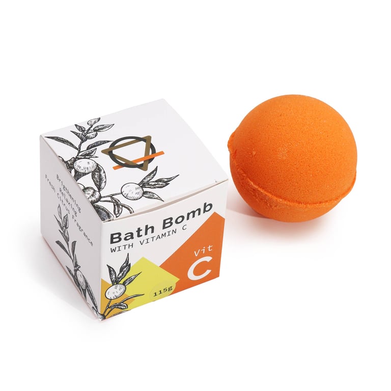 Vitamin C Infused Essential Oil Skincare Bath Bomb