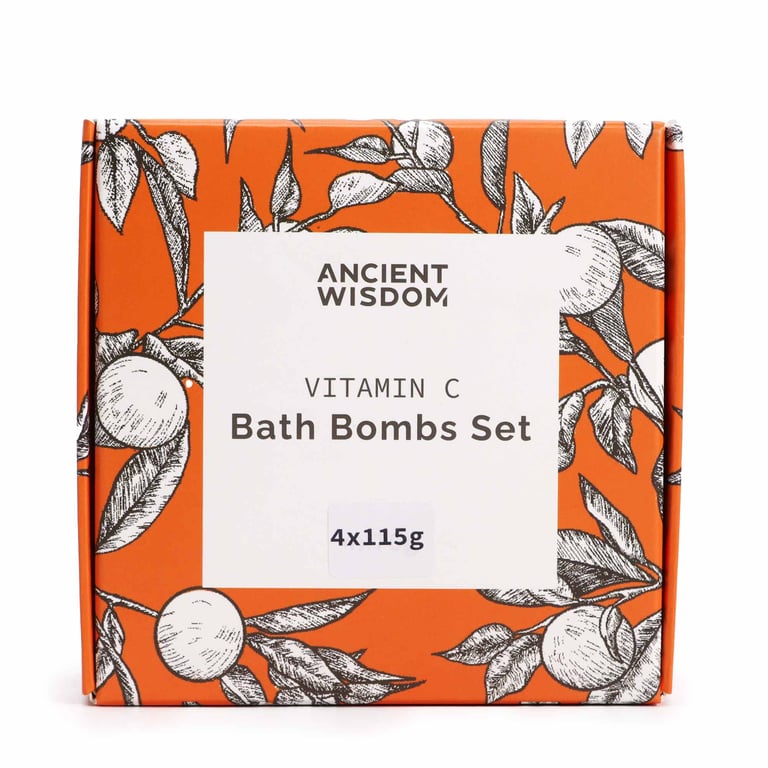 4 Vitamin C Bath Bombs - Aromatherapy Quartet - Brand Name