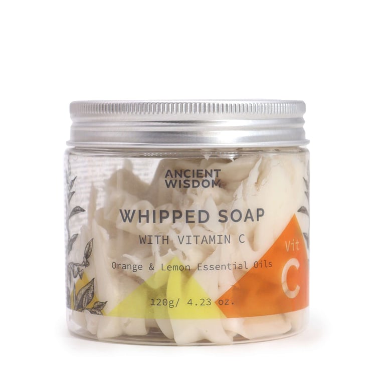 Aromatherapy Whipped Soap with Natural Vitamin C and Moisturizing Benefits