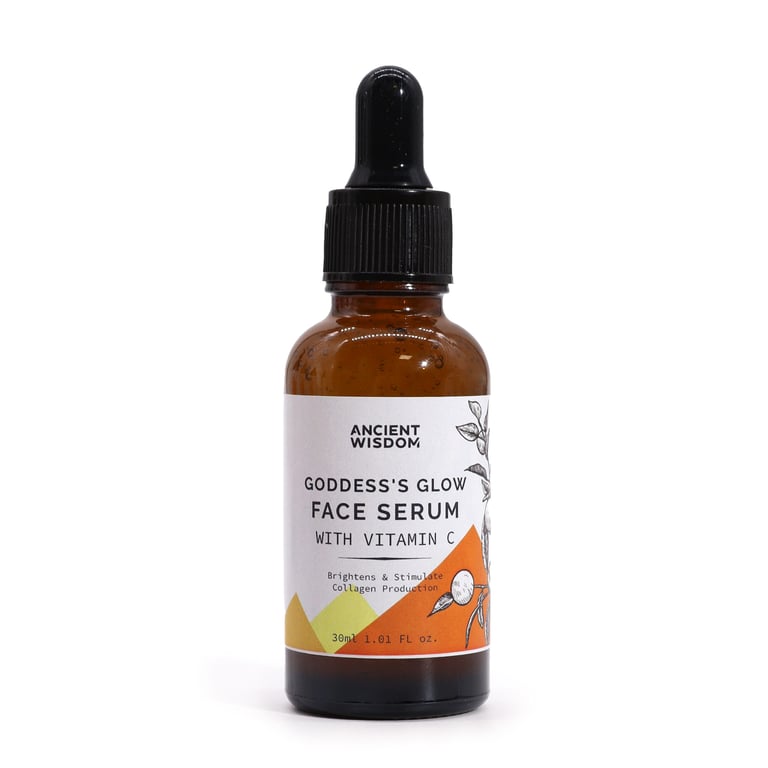 Goddess s Glow Face Serum with Vitamin C - Anti-Aging & Skin Brightening Hydrator