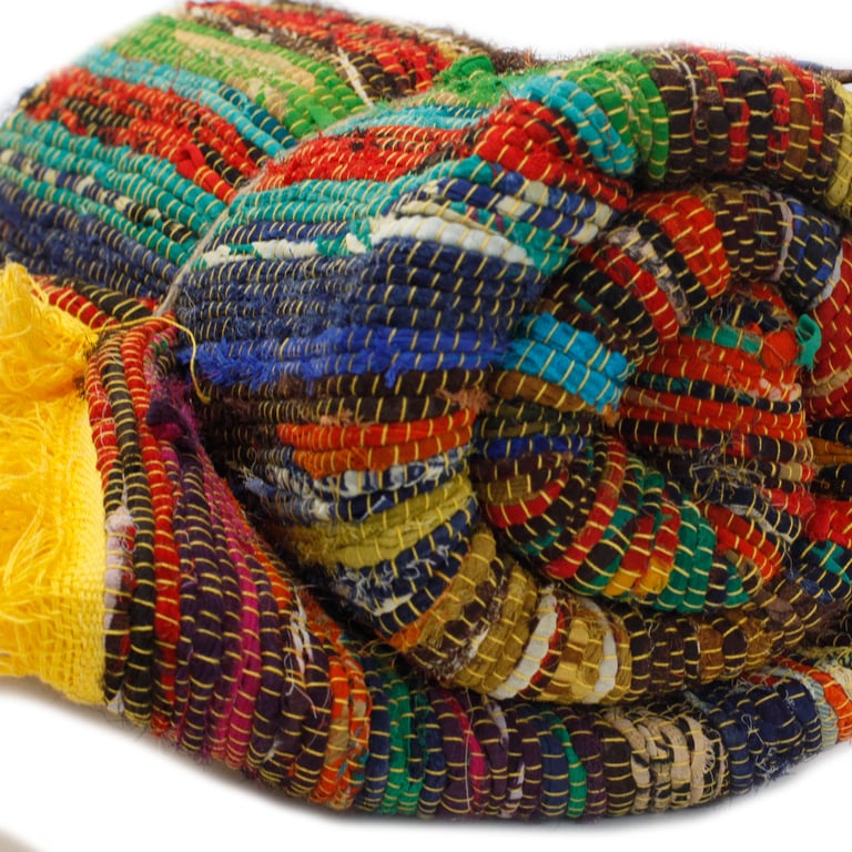 90cm x 154 Rag Rug (Luxury) - Yellow