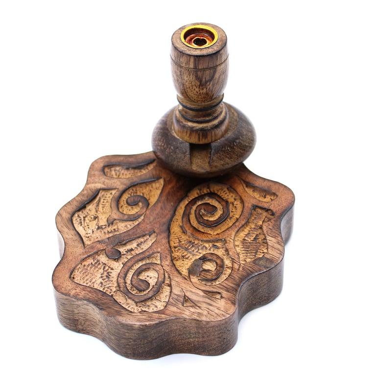 Mango Wood Backflow Burner (Tree of Life) - Smokeless & Stylish Design