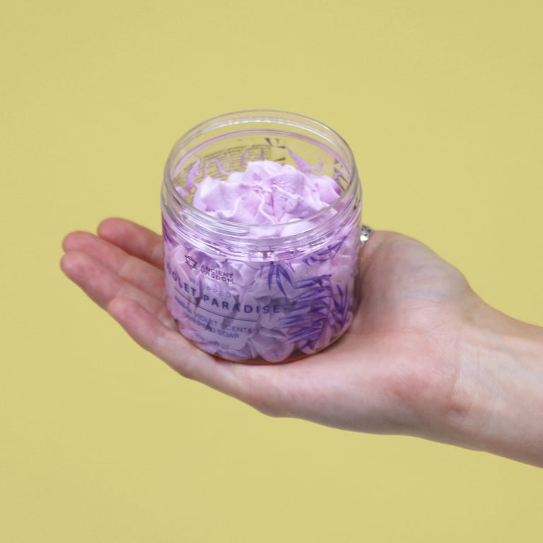 Parma Violet 120g Handmade Natural Whipped Soap - Fragrant Bath Time Bliss