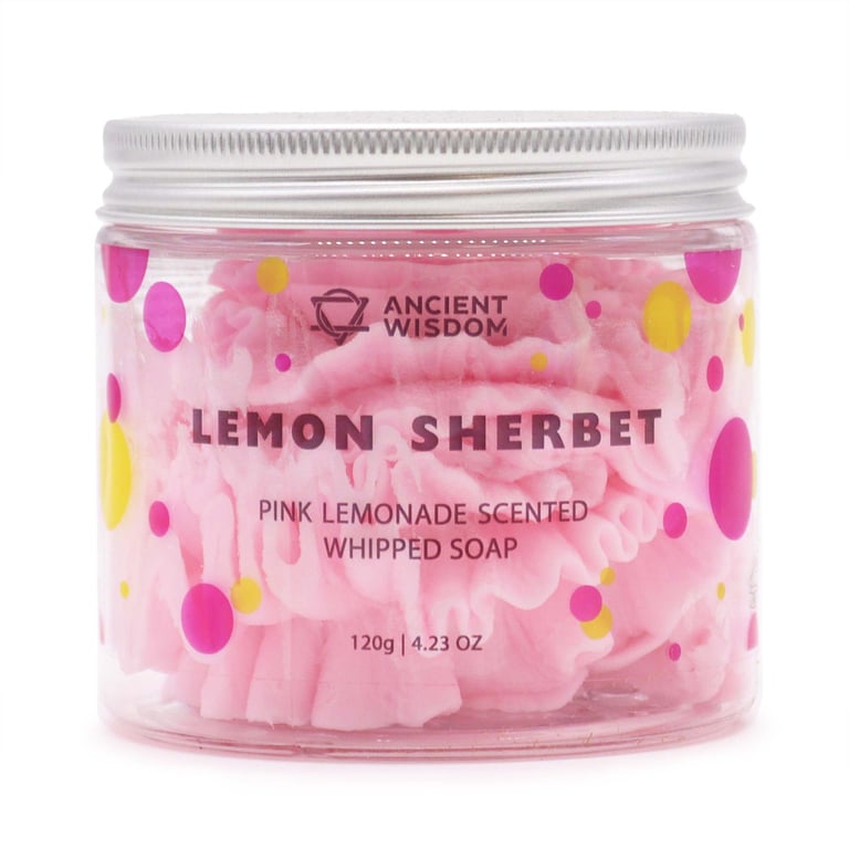 Pink Lemonade Whipped Bath Soap 120g - Refreshing Fragrance and Gentle Cleansing