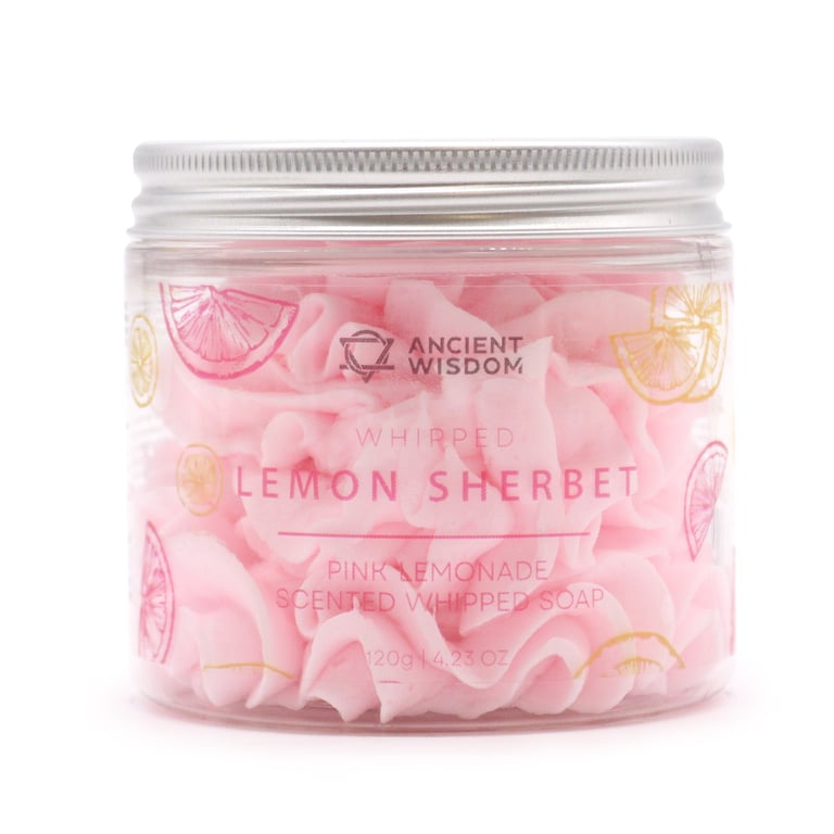 Pink Lemonade Whipped Bath Soap 120g - Refreshing Fragrance and Gentle Cleansing
