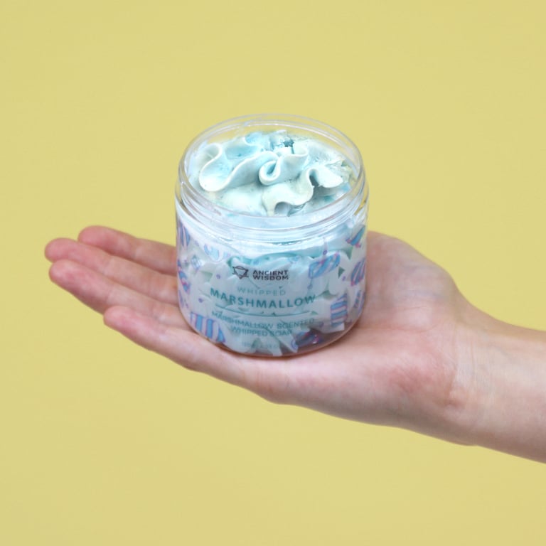 Natural Marshmallow Whipped Soap - Moisturizing 120g Home Beauty Care