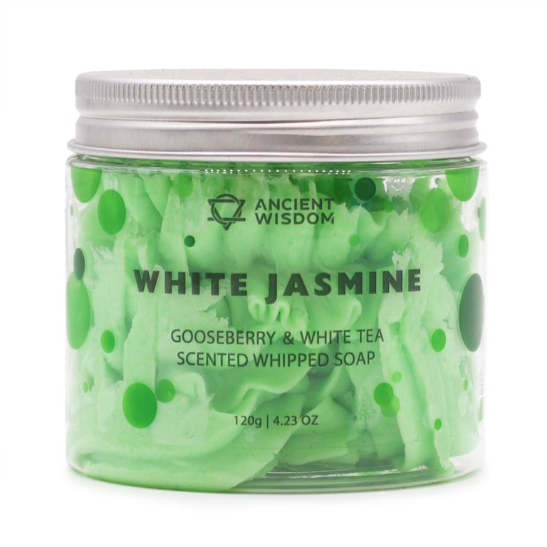 Gooseberry & White Tea Whipped Soap 120g - Natural Skincare Luxury Soap Bar