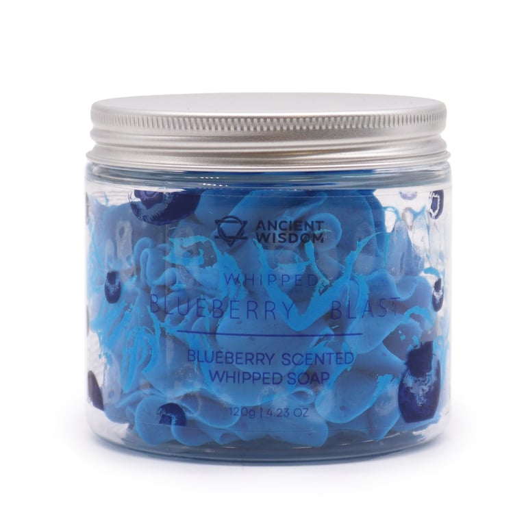 Blueberry Whipped Soap 120g - Natural Fragrance Soap for Home Beauty Care