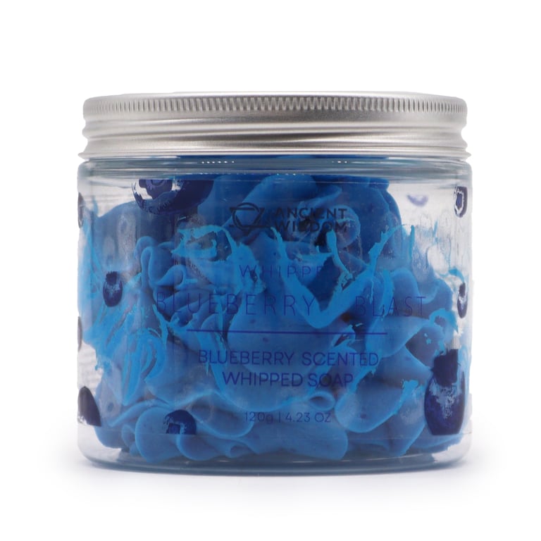 Blueberry Whipped Soap 120g - Natural Fragrance Soap for Home Beauty Care
