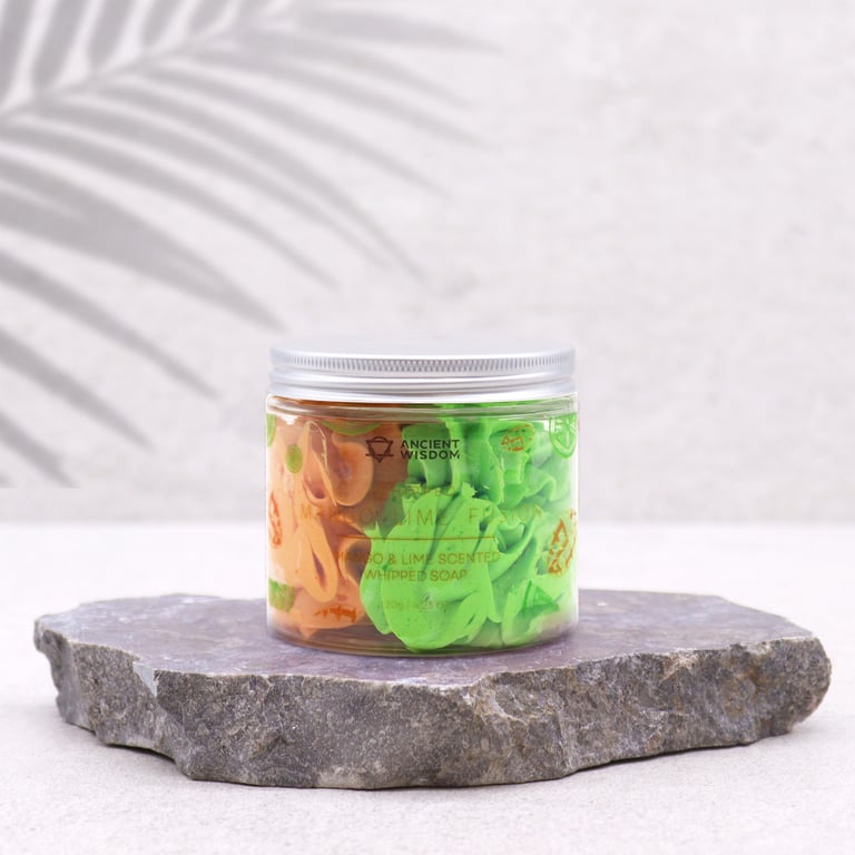 Mango & Lime Whipped Soap - 120g Natural Handmade Fragrance Soap