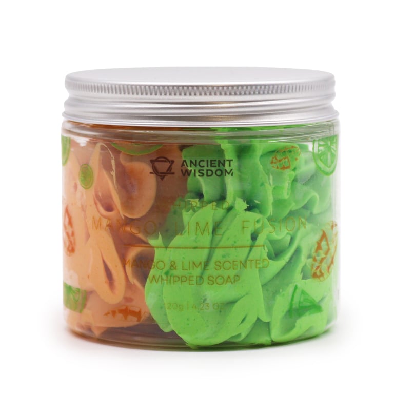 Mango & Lime Whipped Soap - 120g Natural Handmade Fragrance Soap