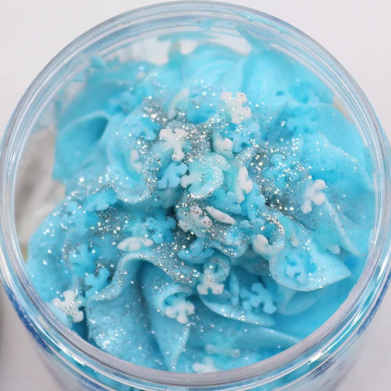 White Christmas Whipped Soap 120g - Luxurious Holiday Beauty Gift