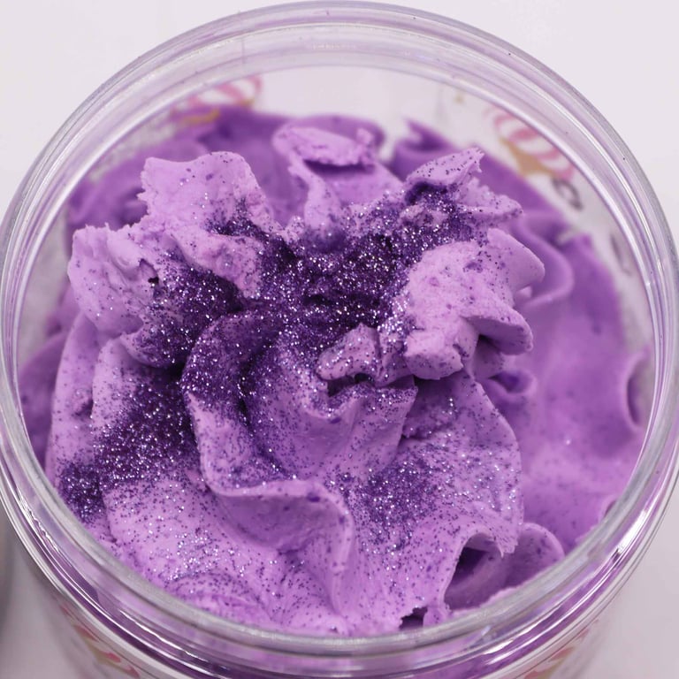 Frosted Sugar Plum Whipped Soap - 120g Luxurious Beauty Gift for Christmas Season