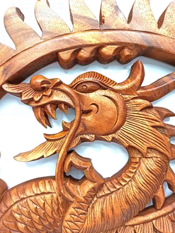 40cm Dragon Pattern Wall Decal - High Quality Adhesive Panel for Home Decor