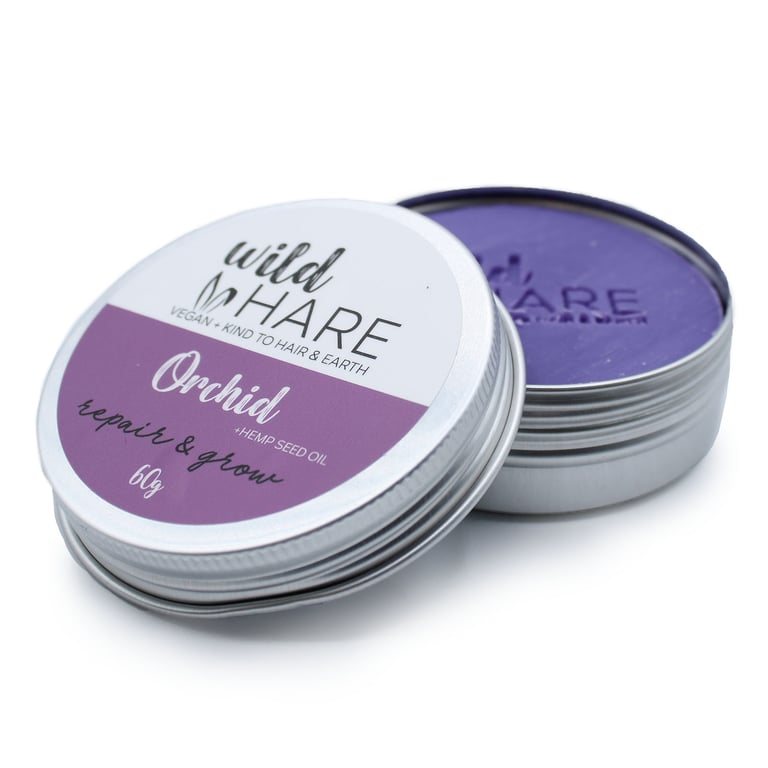 Wild Hare Solid Orchid Shampoo 60g - Natural Hair Care