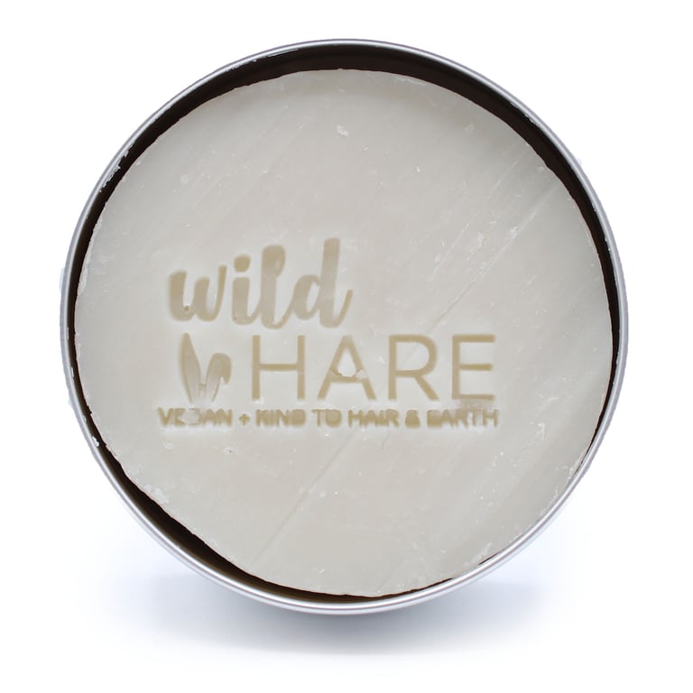 Wild Hare Solid Hairy Coconut Shampoo 60g - Natural & Gentle Coconut Formulation