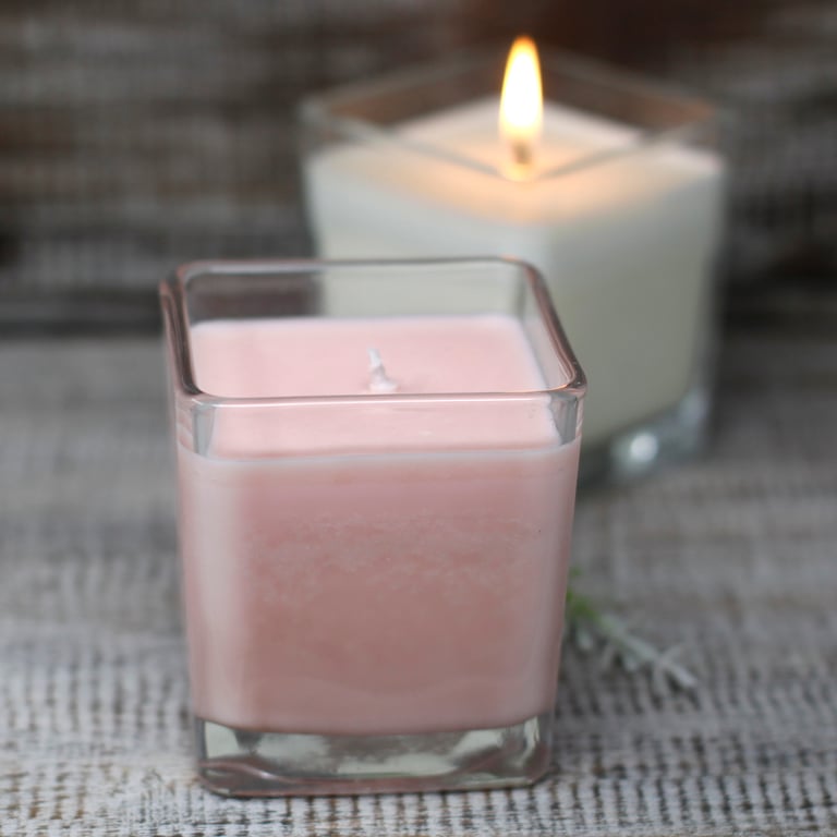 White Label Custom Soy Wax Jar Candle - Pomegranate & Orange Fragrance