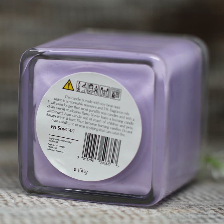 White Label Soy Wax Candle - Eco Friendly & Customizable Jars