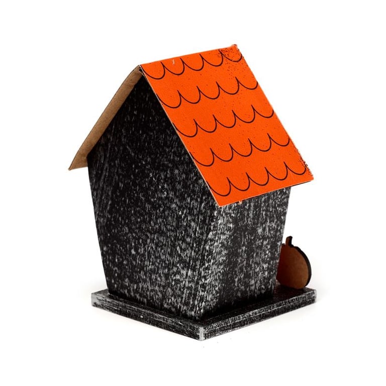 Trick or Treat LED Pumpkin House Outdoor Halloween Decoration