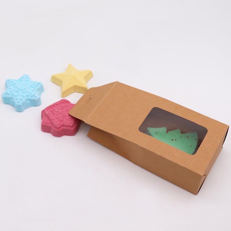 Christmas Wish List Christmas Bath Bomb Gift Pack - Scented Holiday Treats for Her