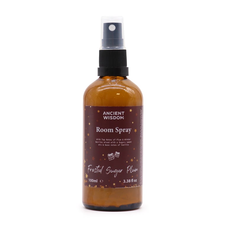 Frosted Sugar Plum Home Fragrance Room Spray 100ml - Holiday Aroma in a Sugary Delight