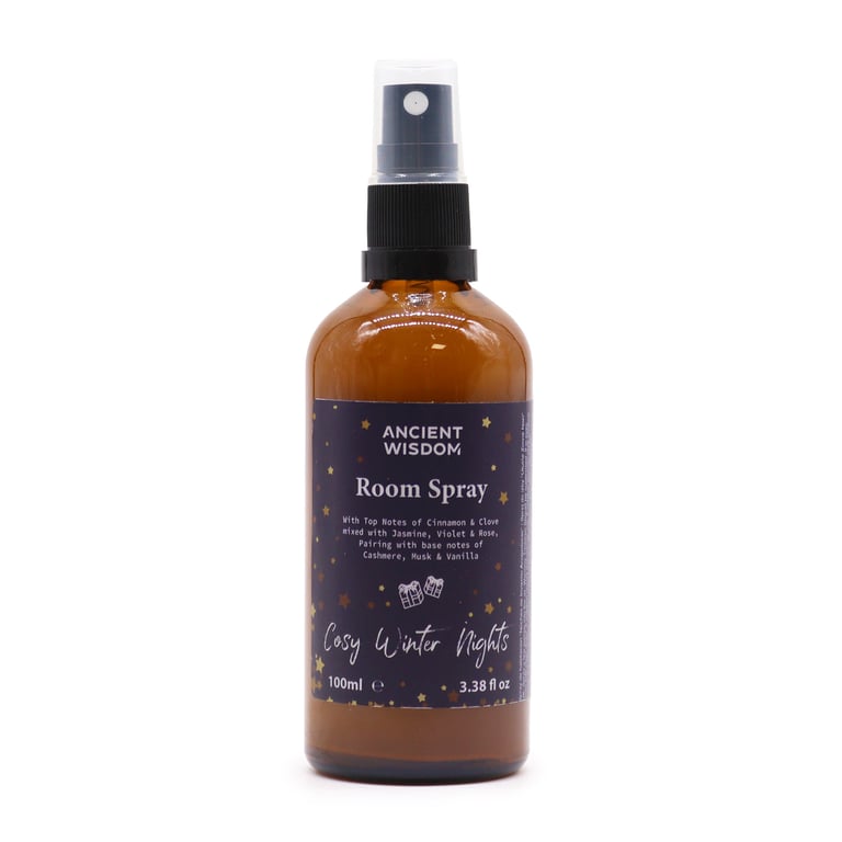 Cosy Winter Nights 100ml Room Spray - Warm Home Fragrance for Cozy Winter Ambiance