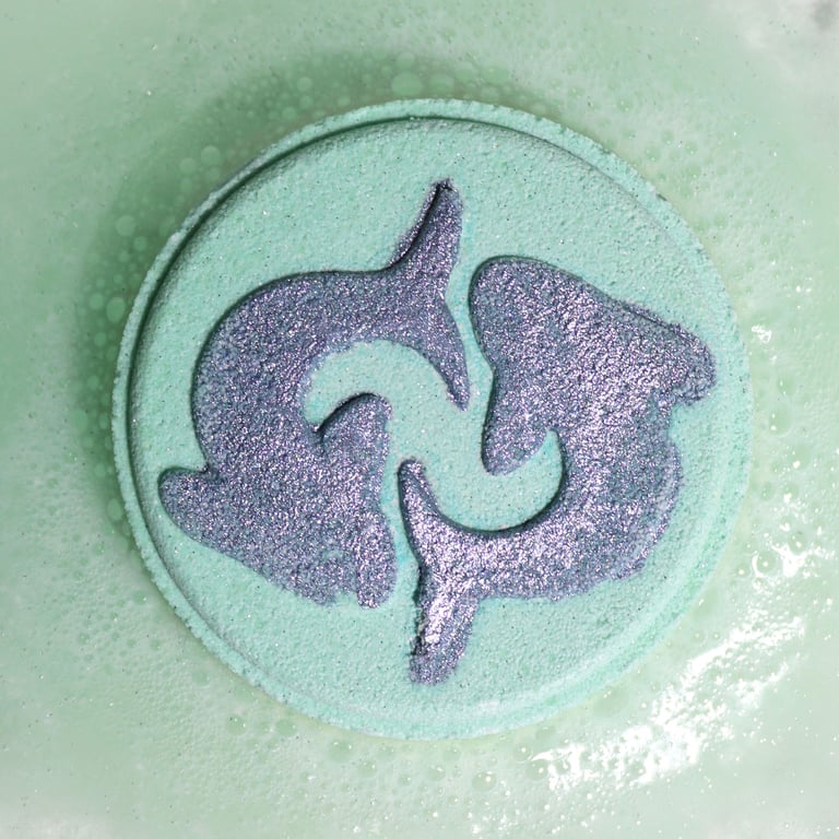Pisces Zodiac Bath Fizzers - Horoscope-Inspired Relaxation for Pisces