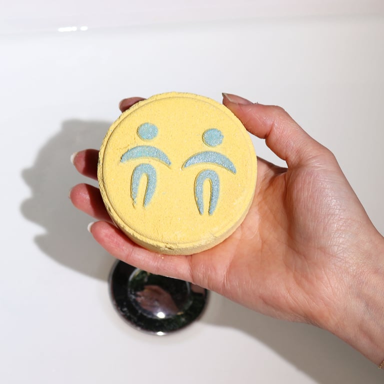 Gemini Zodiac Bath Fizzers Set - Relaxing Horoscope Bath Bombs for Wellness and Self-Care