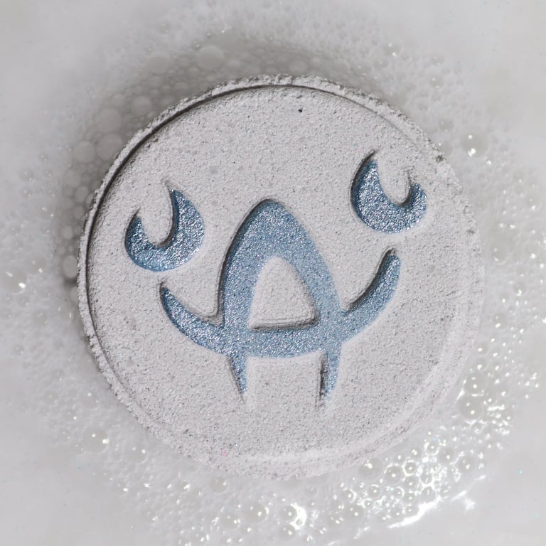 Cancer Zodiac Bath Fizzers - Astrology Inspired Horoscope Bath Products for Relaxation and Stress Relief