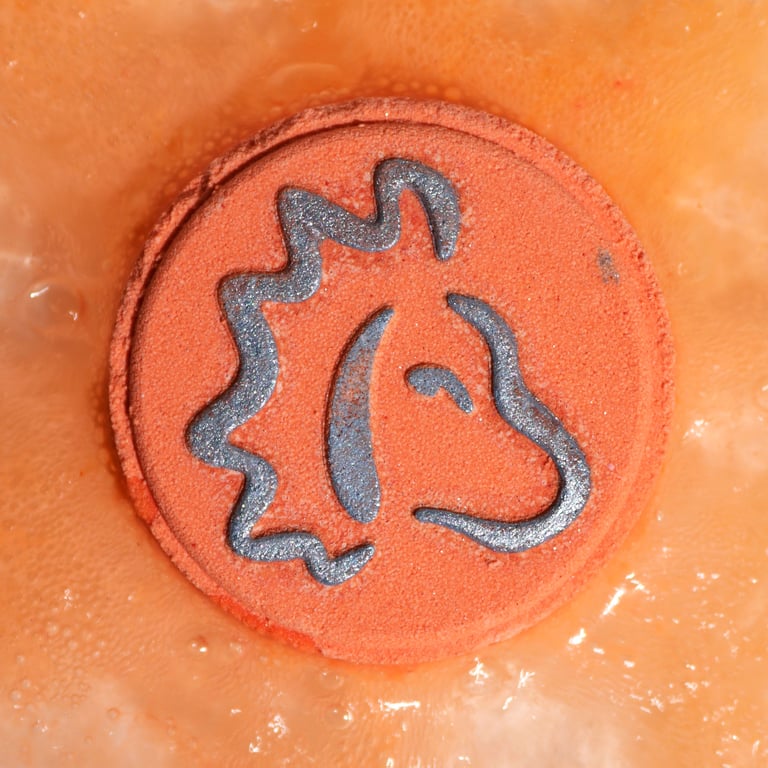 Leo Zodiac Bath Fizzers - Astrological Horoscope Soak for Relaxation and Spirituality