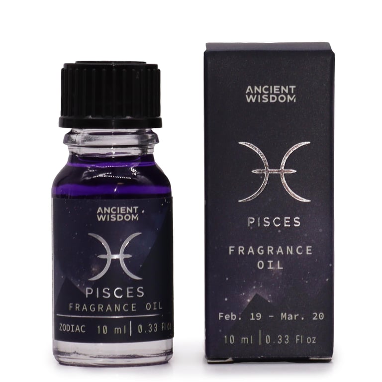 Pisces Zodiac Fragrance Oil - 10ml Astrological Perfume for Home and Garden