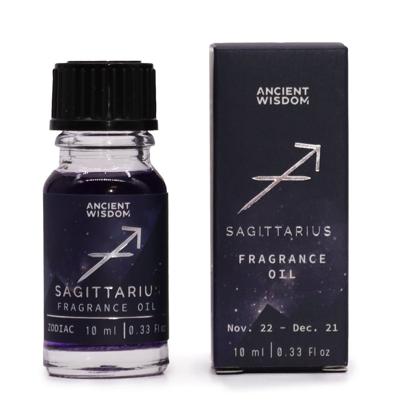 Zodiac Sagittarius Fragrance Oil - 10ml Astrology Perfume for Zodiac Sign SAGITTARIUS