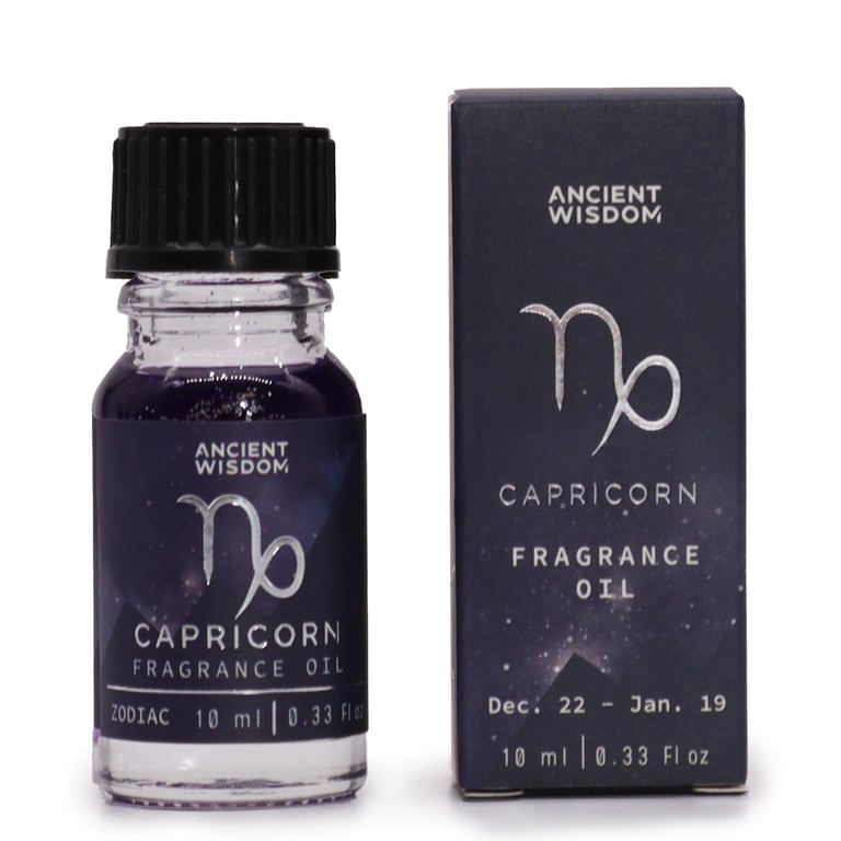 Capricorn Zodiac Fragrance Oil 10ml - Horoscope Perfume for Astrology Enthusiasts