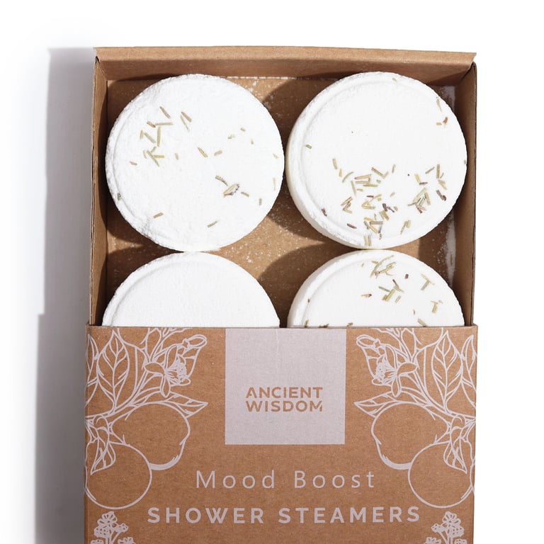 Zen Shower Steamers - Wellness Gift Set for Mood Boost and Home Spa Therapy Session