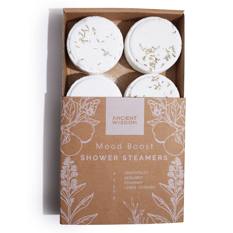 Zen Shower Steamers - Wellness Gift Set for Mood Boost and Home Spa Therapy Session