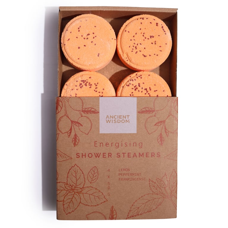Zen Shower Steamers - Therapy Wellness Gift Set for Relaxing Energising Self-Care Treats at Home