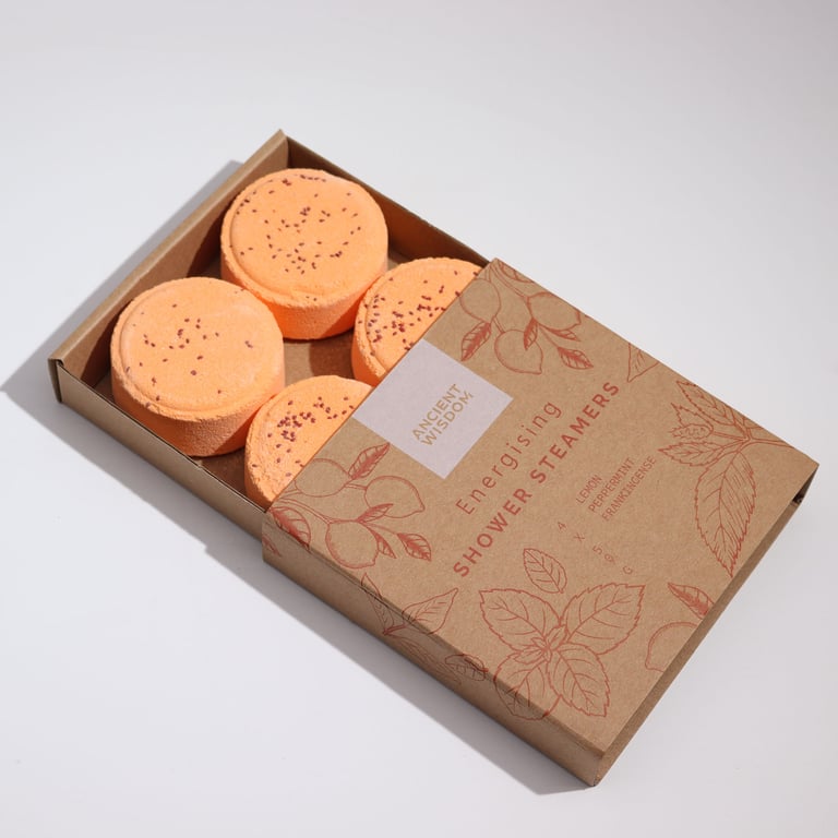Zen Shower Steamers - Therapy Wellness Gift Set for Relaxing Energising Self-Care Treats at Home