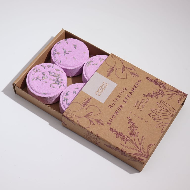 Zen Shower Steamers - Relaxing Home Spa Treatment and Wellness Gift Set for Stress Relief
