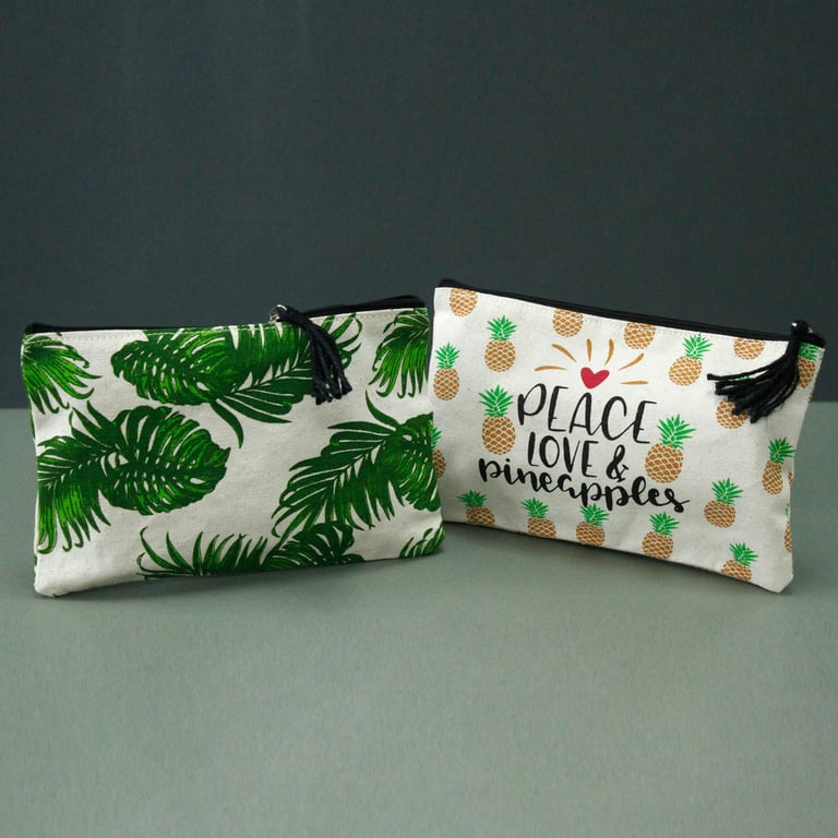 Classic Zip Pouch - Travel Cosmetic Bag & Makeup Organizer
