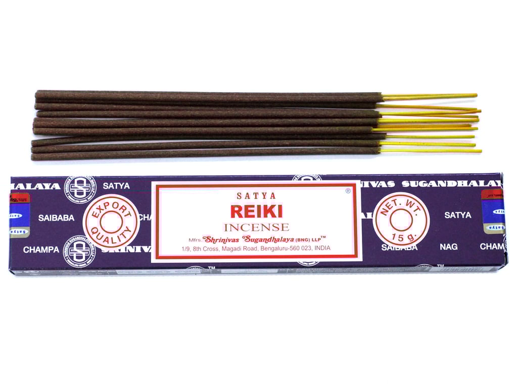 Satya Reiki Incense Sticks 15gm - Natural Spiritual Aromatherapy Aid