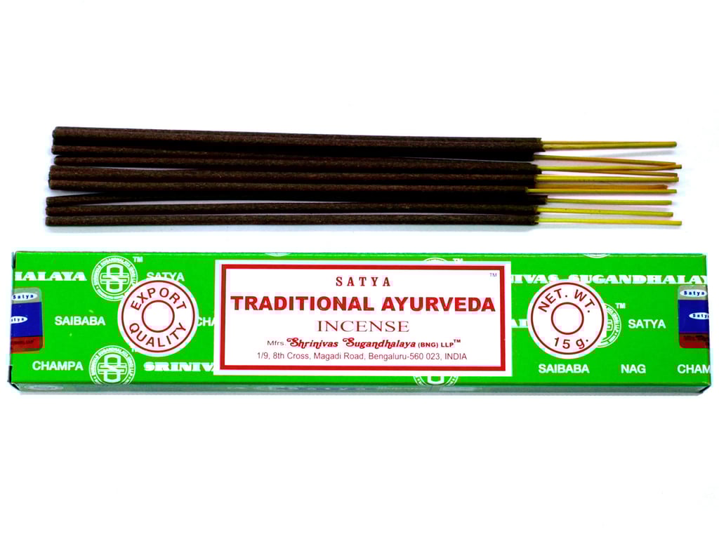 Satya Ayurveda Incense 15gm - Natural Home Aromatherapy Blend