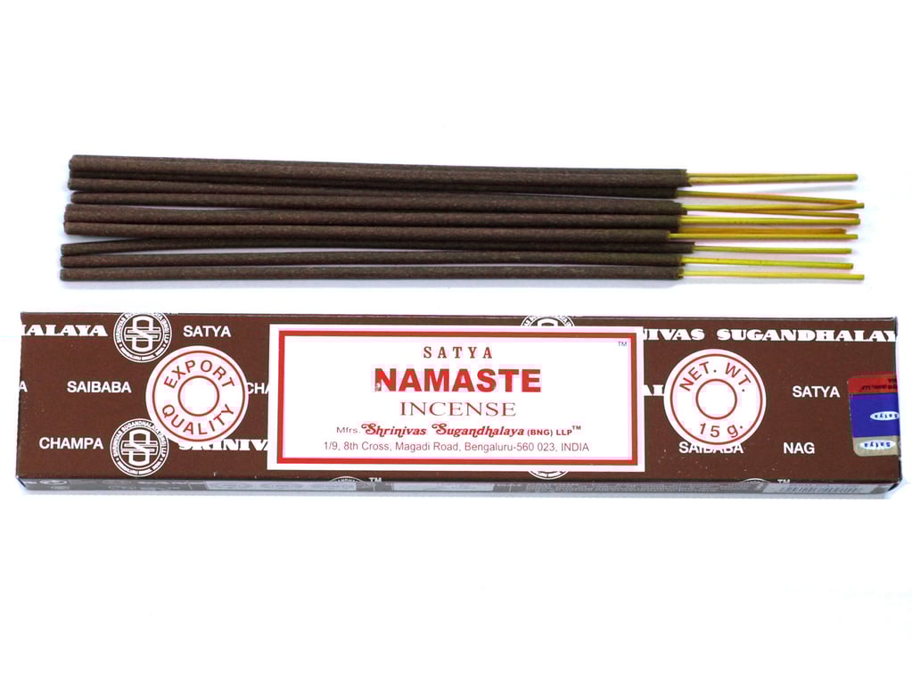 Satya Namaste Incense Sticks 15gm - Spiritual Home Aromatherapy