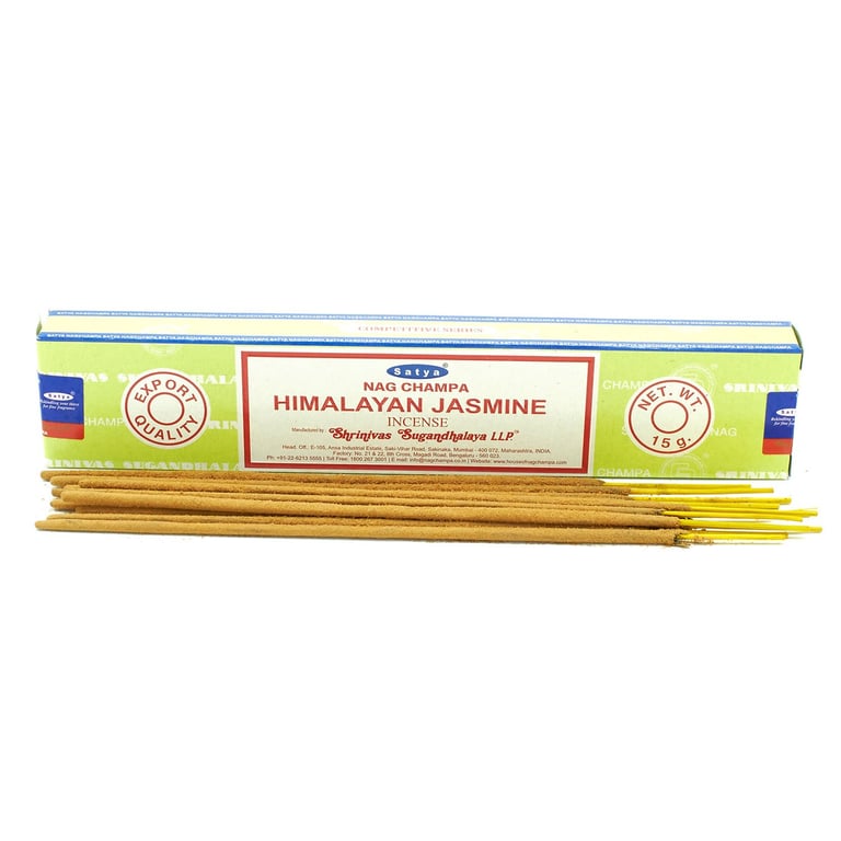 Satya Himalayan Jasmine Incense Sticks (15g) - Natural Home Fragrance