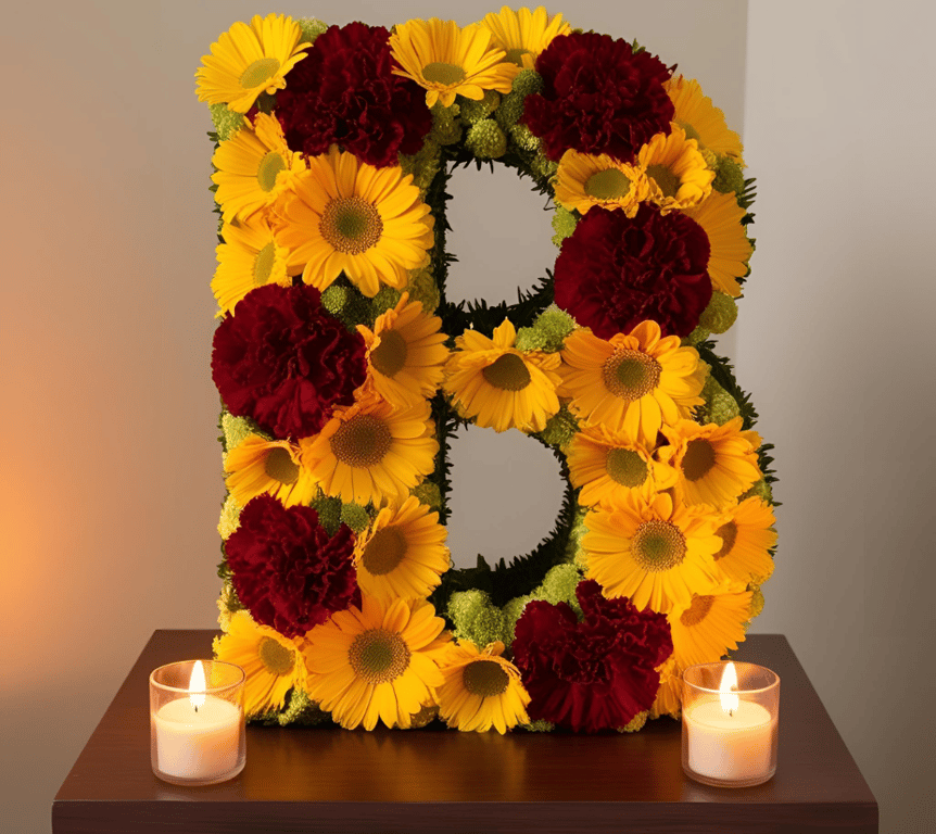 Oasis Letter B Naylorbase Frame - Black Base, Elegant Home Decor with Black Frame and Weather Resistant Design for Indoor and Outdoor Use