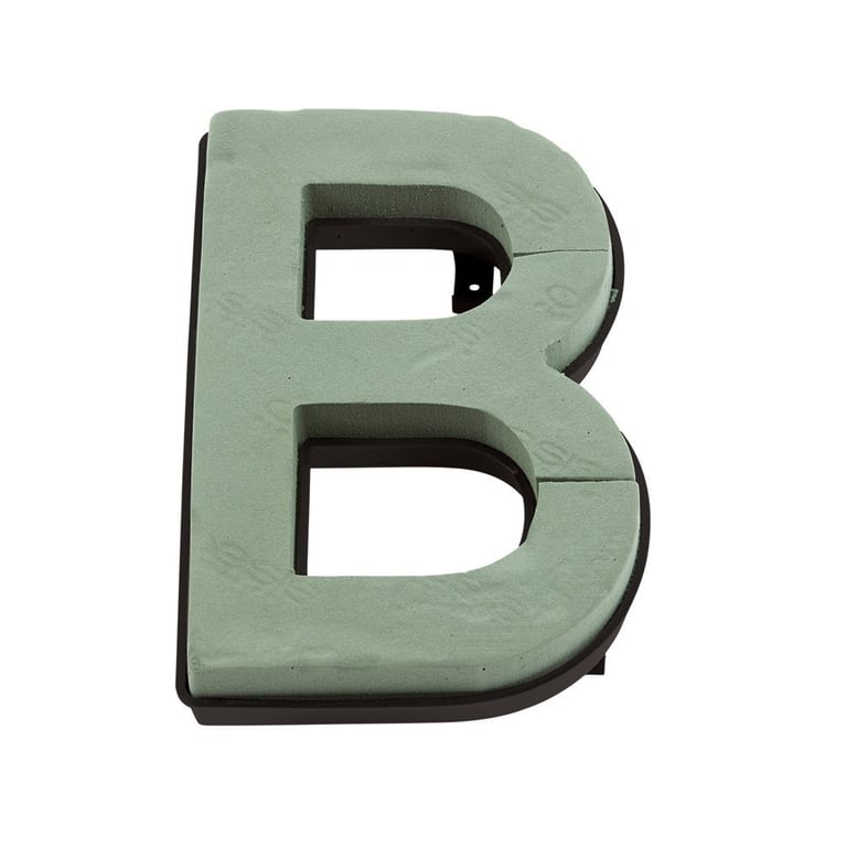 Oasis Letter B Naylorbase Frame - Black Base, Elegant Home Decor with Black Frame and Weather Resistant Design for Indoor and Outdoor Use