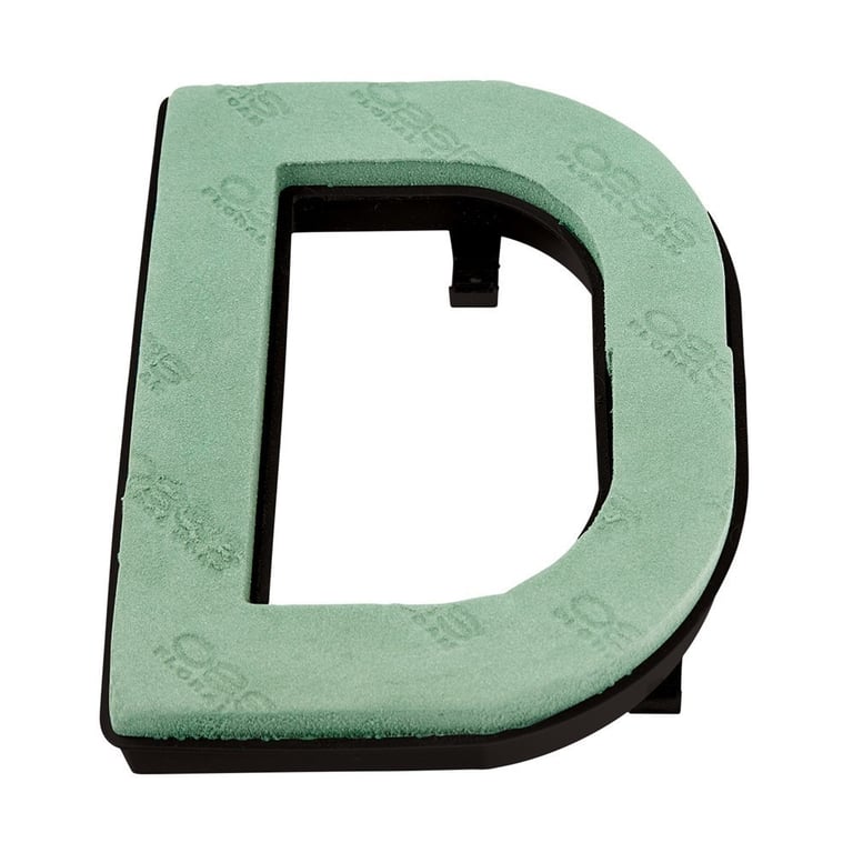 Naylorbase Letter D Frame - Black Base for Elegant Home Decor and Garden Decoration